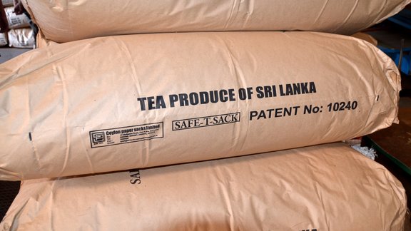 Pfanner Getränke Grüner Tee Transportsäcke Säcke voller Tee