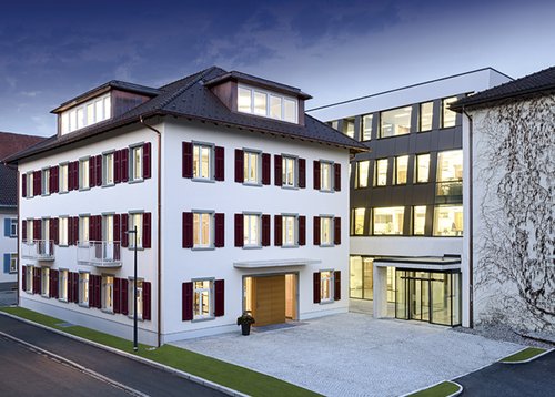 Pfanner Getränke Headquarter Lauterach Foto des Firmensitzgebäudes in Lauterach